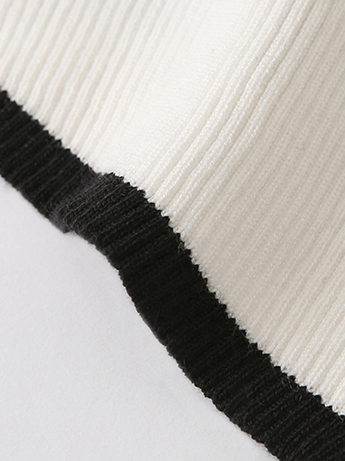 Women's asymmetrical trim mock neck sweater