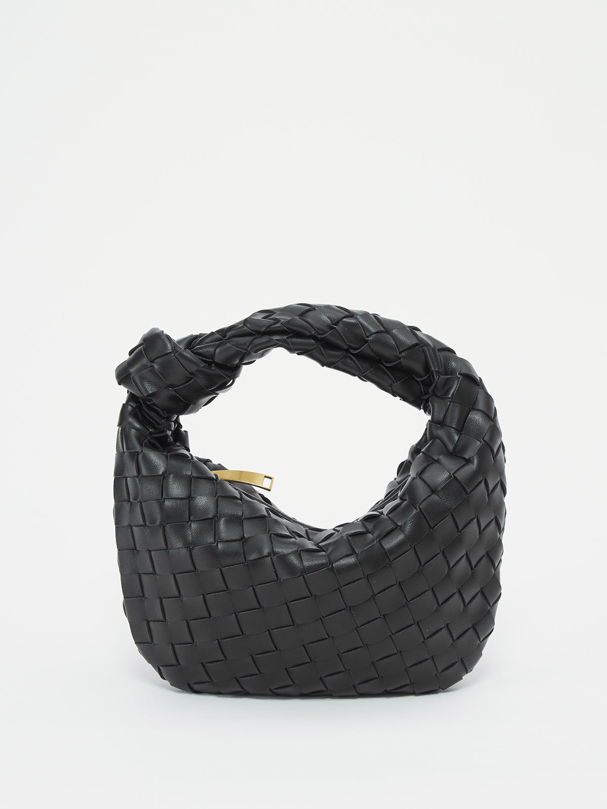 Uilani - mini tie top woven mini leather bag