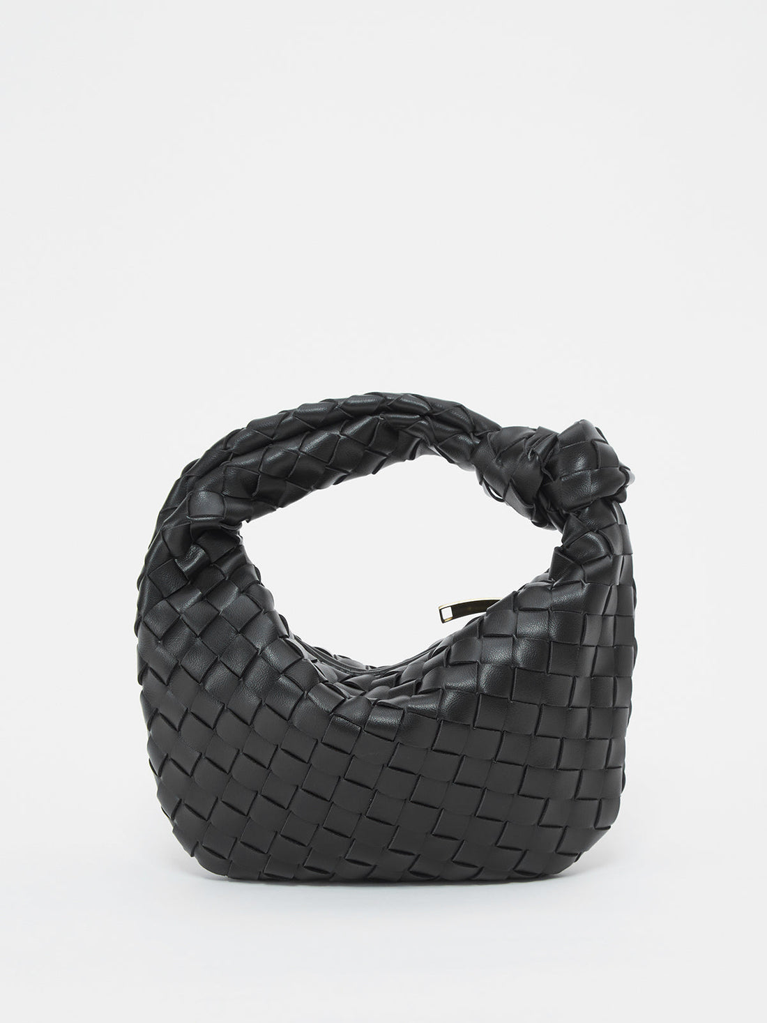 Uilani - mini tie top woven mini leather bag