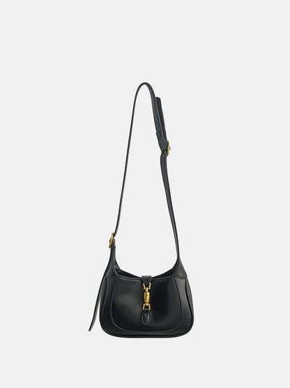 Women's Leather Handbag - Medium Size - Elegant Hobo Style - Shoulder Carry