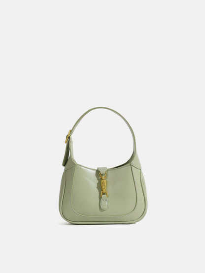 Women's Leather Handbag - Medium Size - Elegant Hobo Style - Shoulder Carry