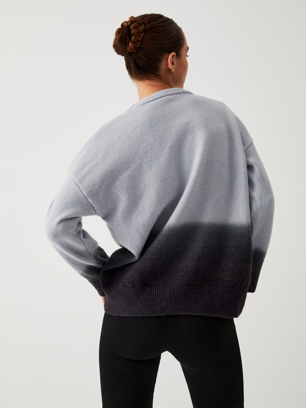 Oversized Ombre Knit Sweater