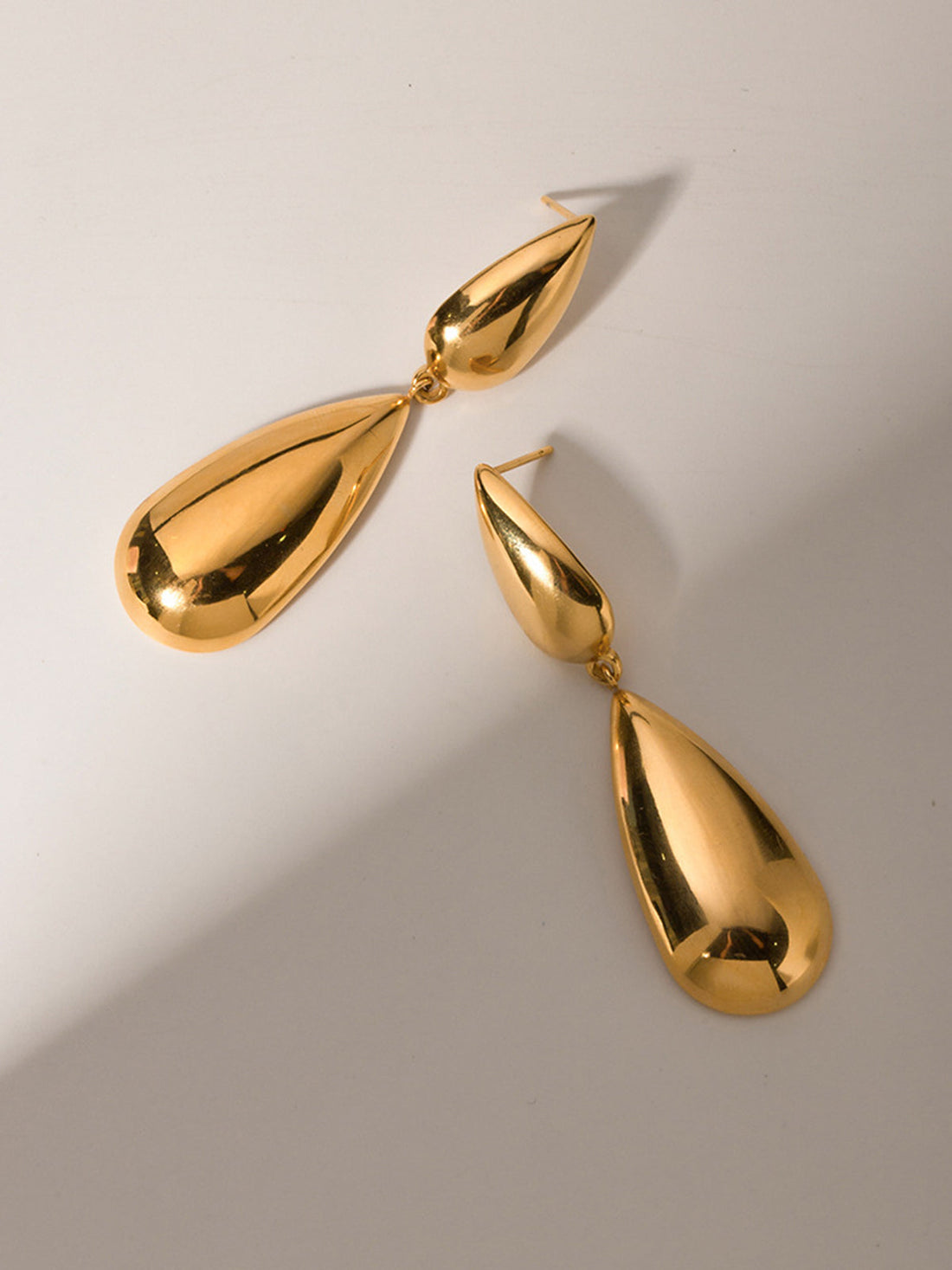 Nani - double teardrop earrings