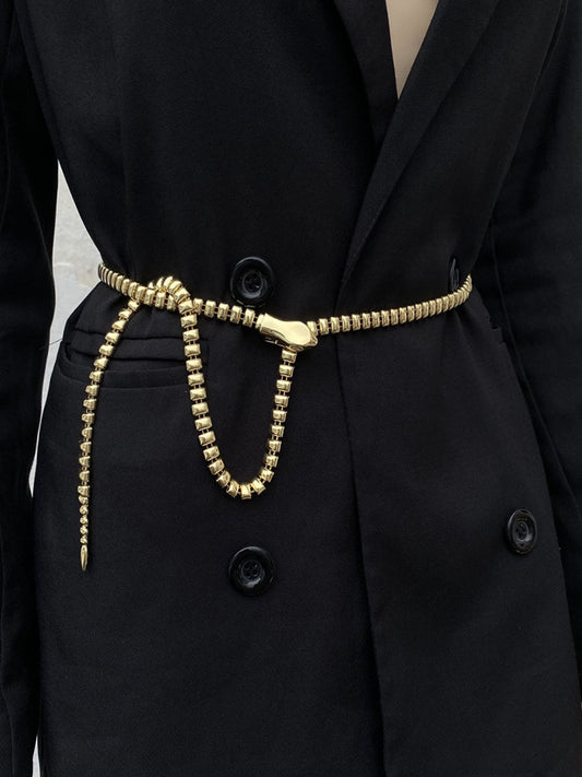 Metal Linked Adjustable Chain Belt