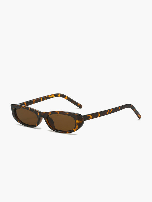 Leopard Print Cat-Eye Sunglasses