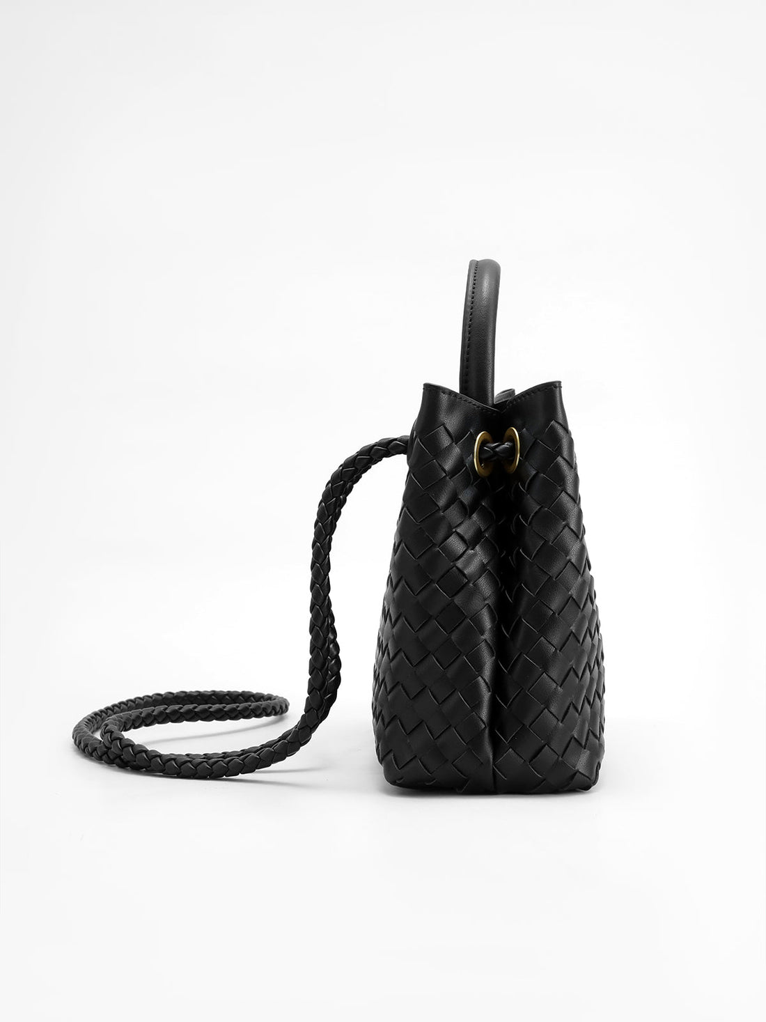 Ailani - metal twist detail two-way bag