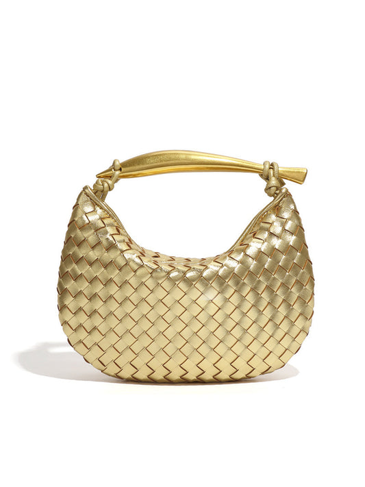 Metallic Woven Mahina Bag