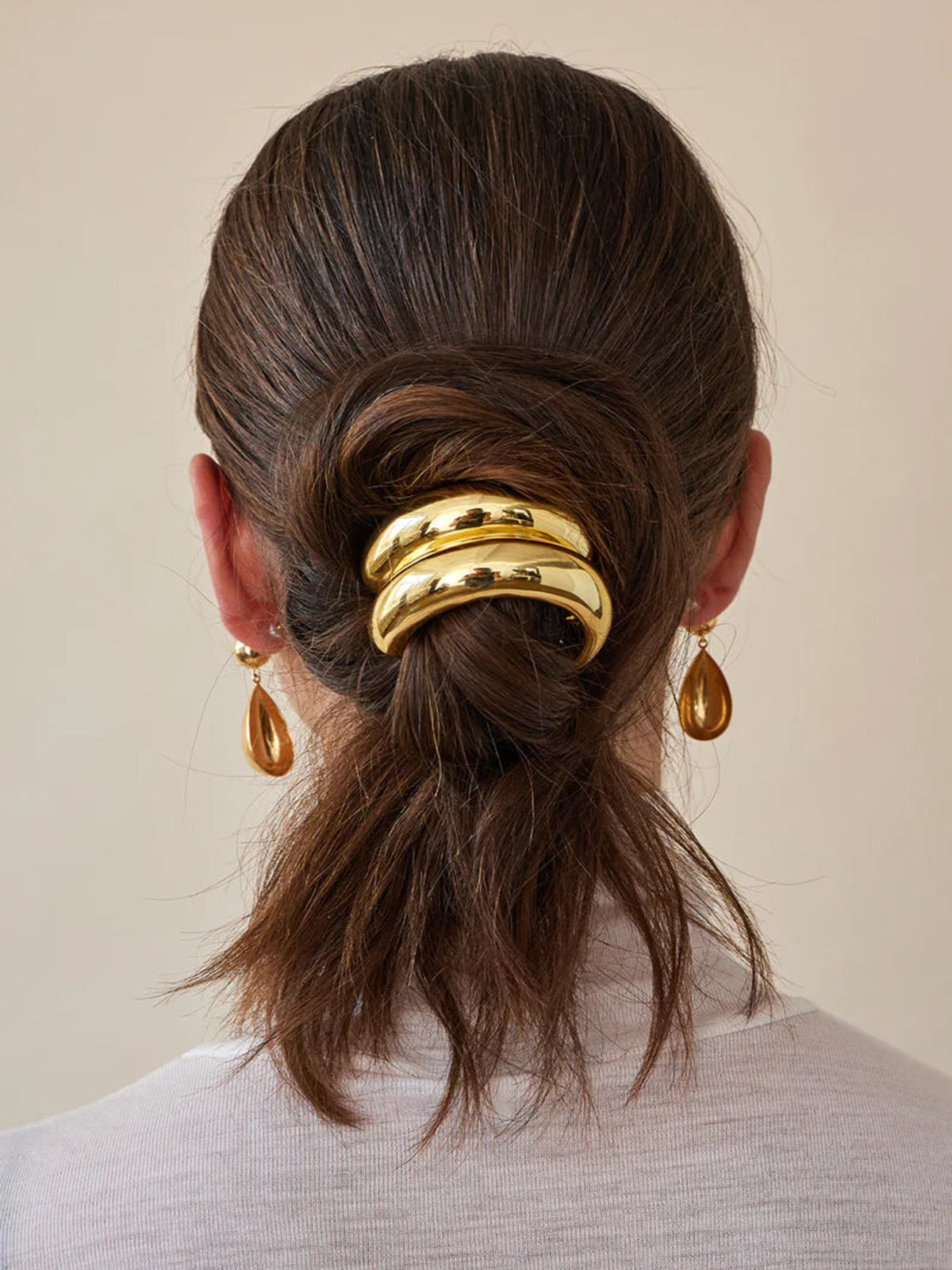 Kalia - glossy triple arch pony cuff