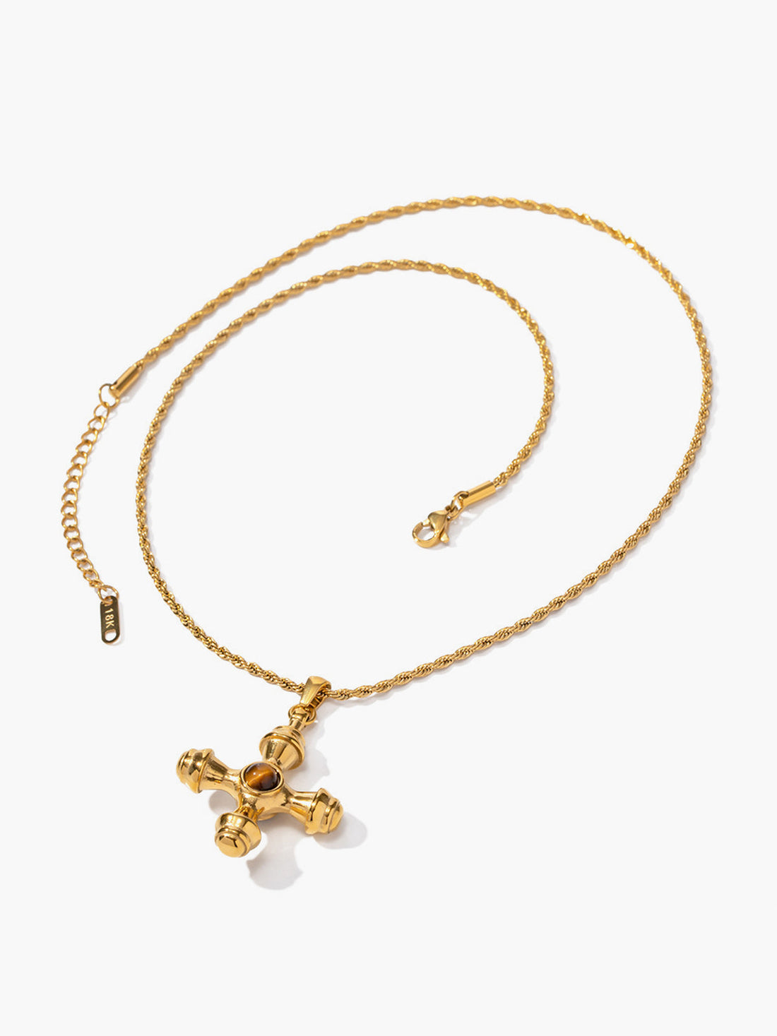 Stephanie - stainless steel cross necklace