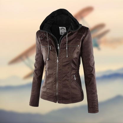 Women's stylish and high quality leather jacket