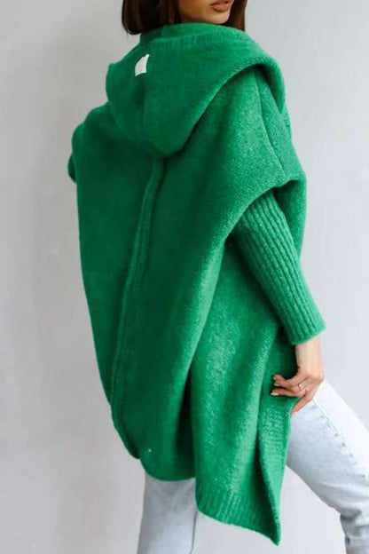Women’s Oversized Cardigan - Chunky Knit - Long Sleeve - Relaxed Fit - Cozy Layering