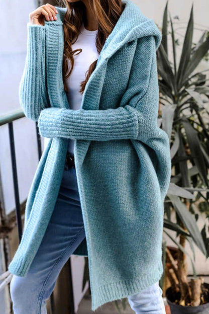 Women’s Oversized Cardigan - Chunky Knit - Long Sleeve - Relaxed Fit - Cozy Layering