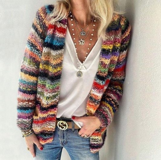 Loose Fit Knitted Cardigan