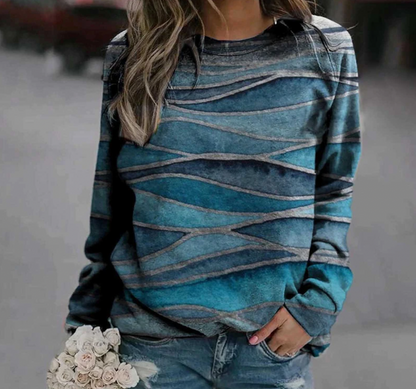 Women's cozy stylish knitted sweater