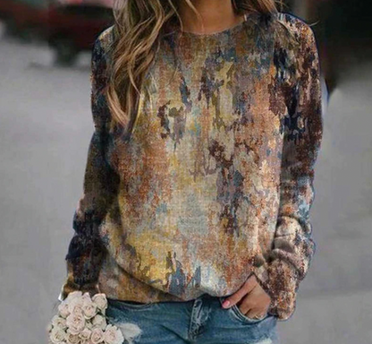 Women's cozy stylish knitted sweater