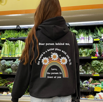 Women's rainbow sunflower print sweatshirt