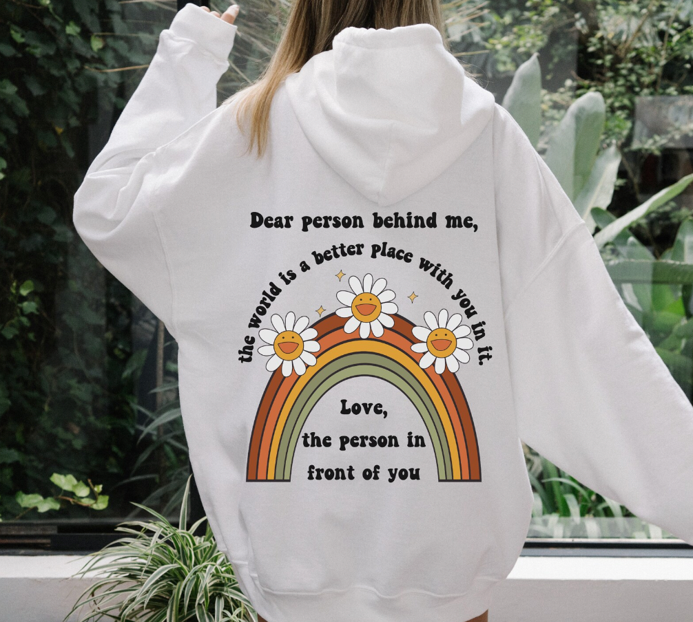 Women's rainbow sunflower print sweatshirt