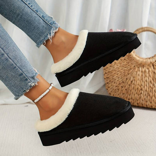Winter Slip-On Low-Top Snow Boots