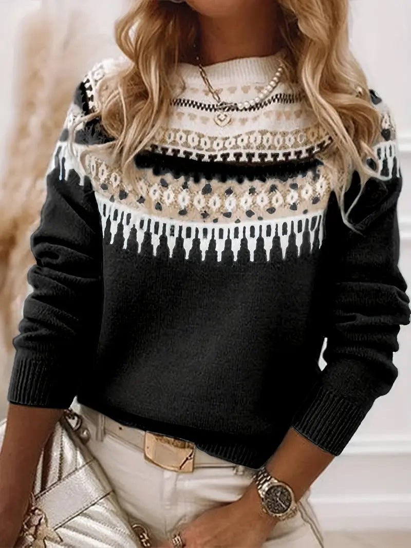 Women's vintage norwegian sweater