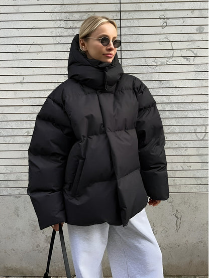 Women's quilted puffer jacket