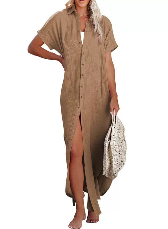 Relaxed Fit Lightweight Maxi Dress
