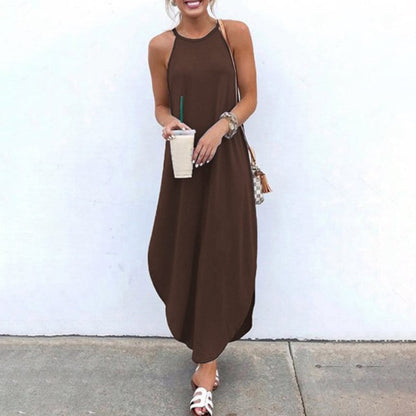 Ursa - Stylish Casual Dress with Spaghetti Straps