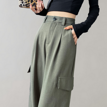Women's high waist cargo pants