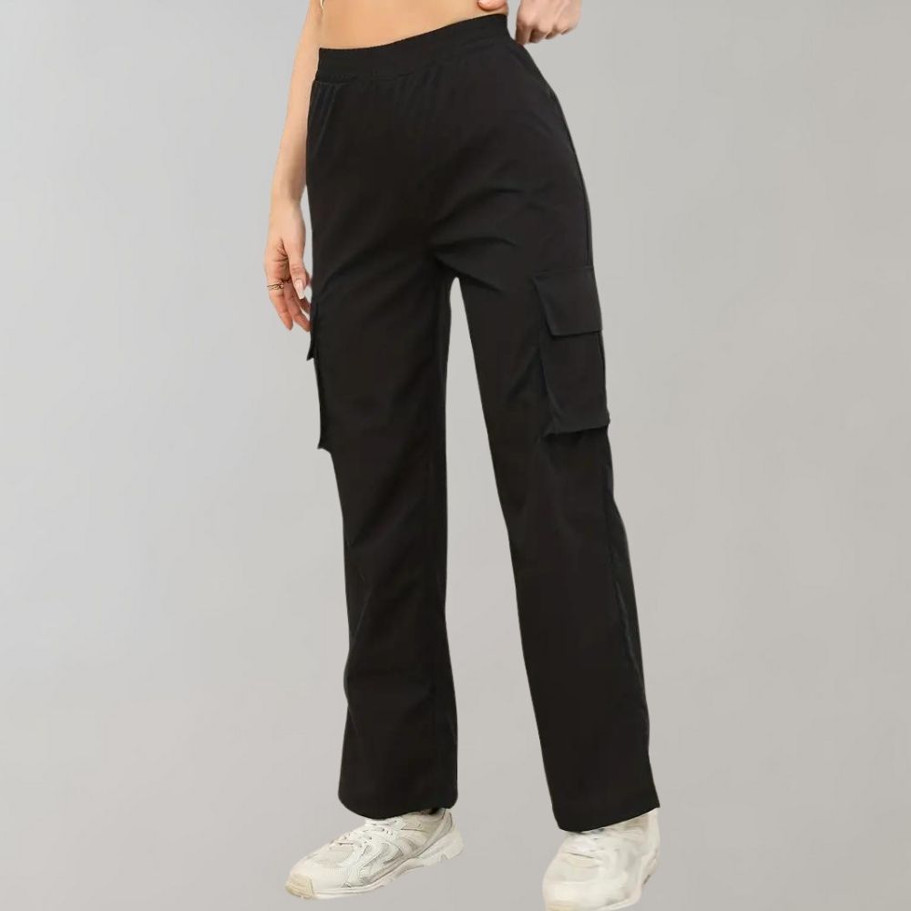 Women's high-waisted cargo pants
