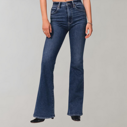 High Waist Bell-Bottom Pants