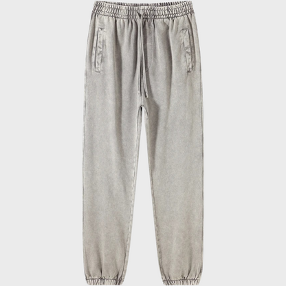 Women's distressed batik trousers