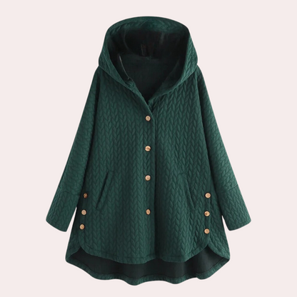 Women's hooded quilted jacket