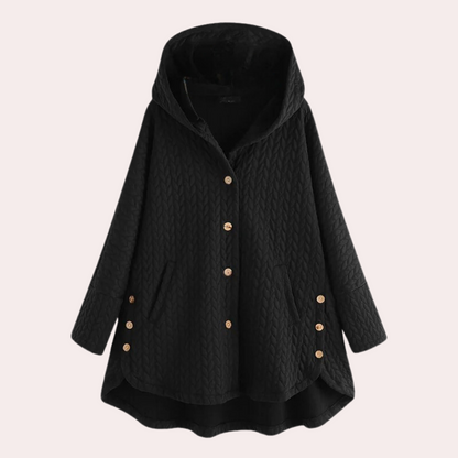 Women's hooded quilted jacket