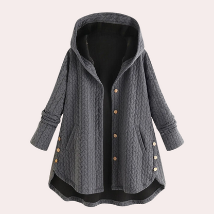Women's hooded quilted jacket