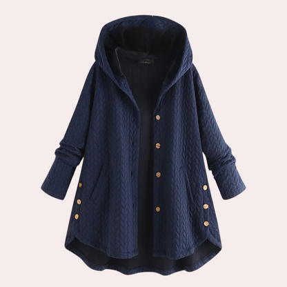 Women's hooded quilted jacket