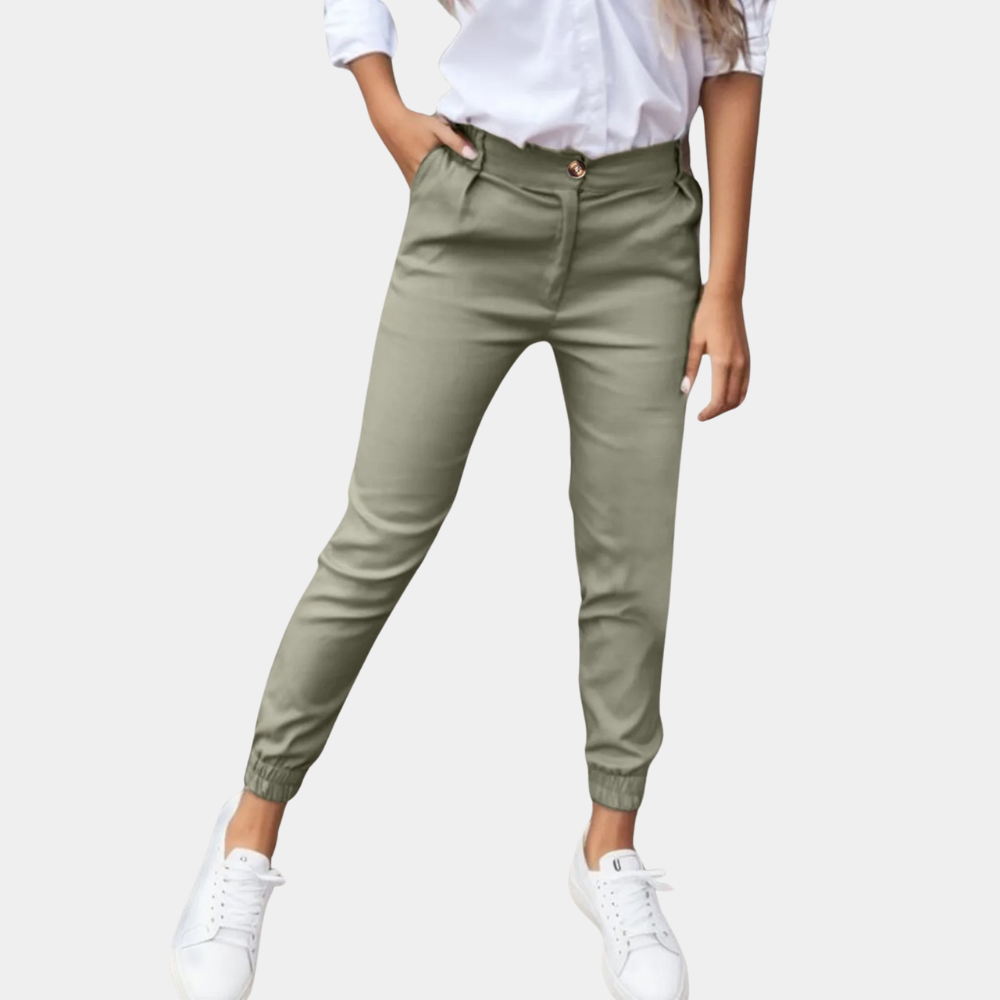Women's high waist straight pants