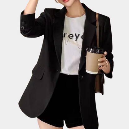 Loose small suit jacket for women