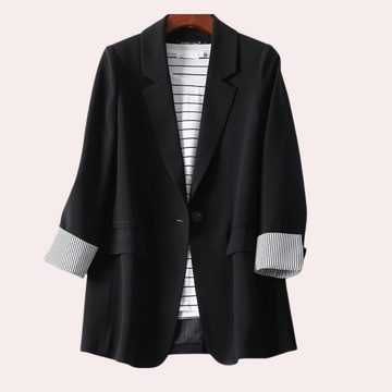 Chic slim suit jacket for women