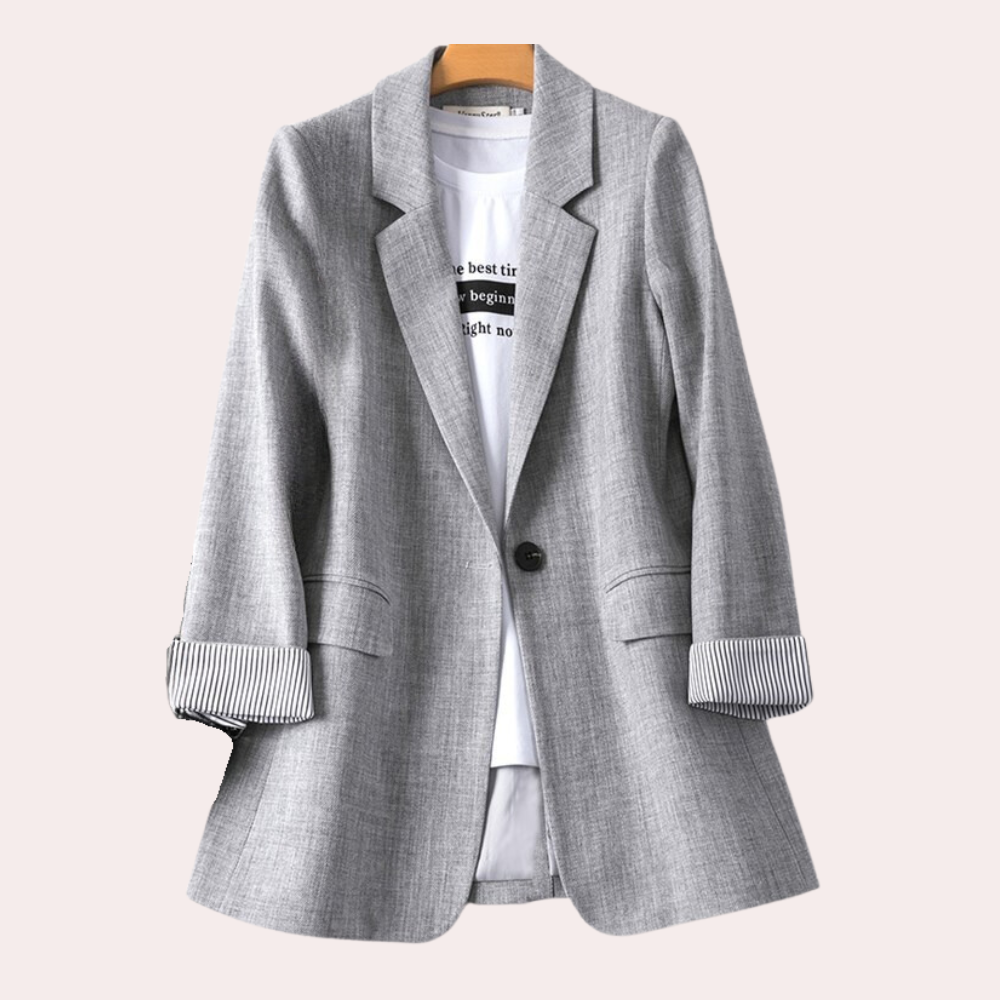 Chic slim suit jacket for women