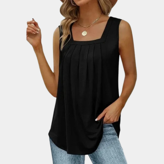 Square Neck Sleeveless Top
