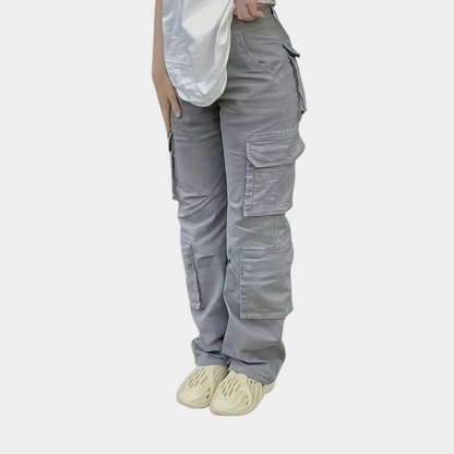 Women's loose baggy straight jeans