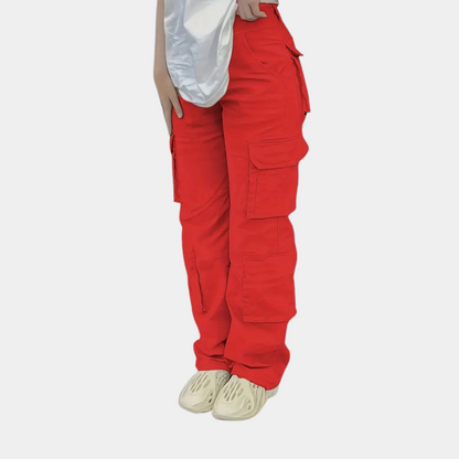 Women's loose baggy straight jeans