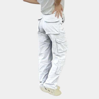Women's loose baggy straight jeans
