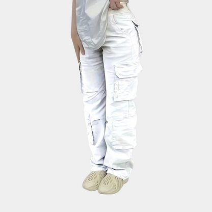 Women's loose baggy straight jeans