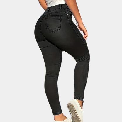 Women's sexy old-fashioned denim pants