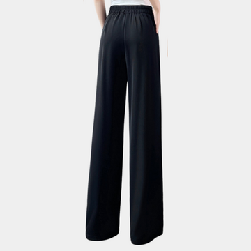 Wide-leg ice silk pants for women