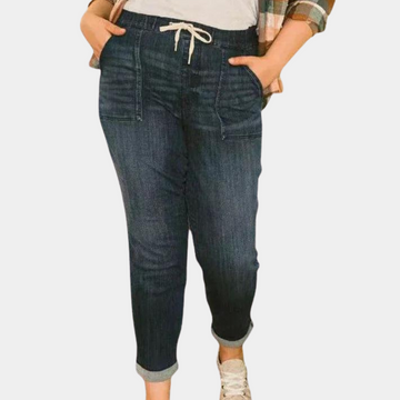 Women’s stretch jeans with real pockets