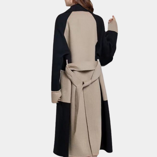 Weather-Resistant Belted Mid-Length Trench Coat