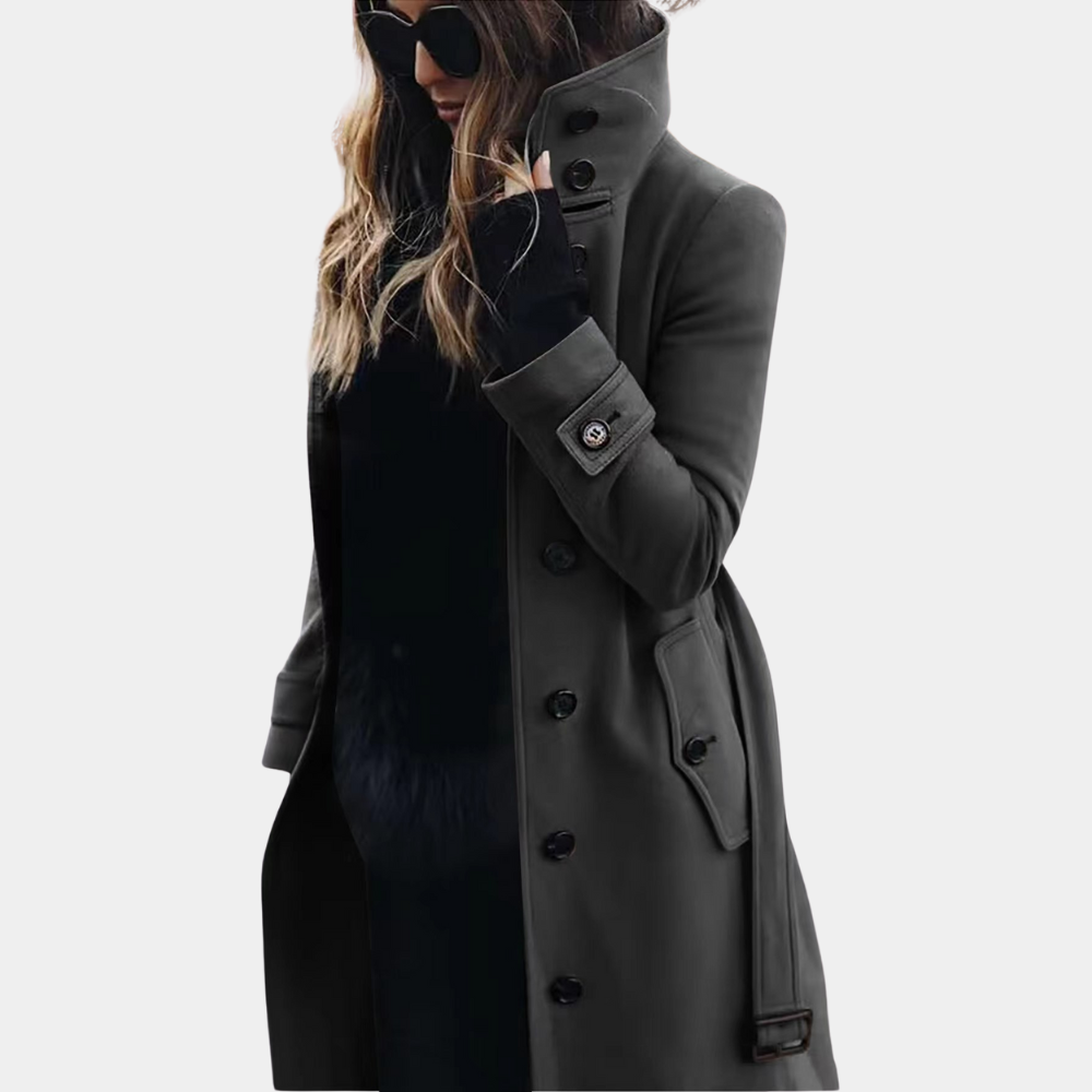 Women's stylish long trench coat