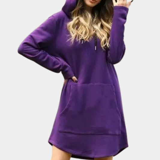 Relaxed Fit Hooded Hoodie Dress