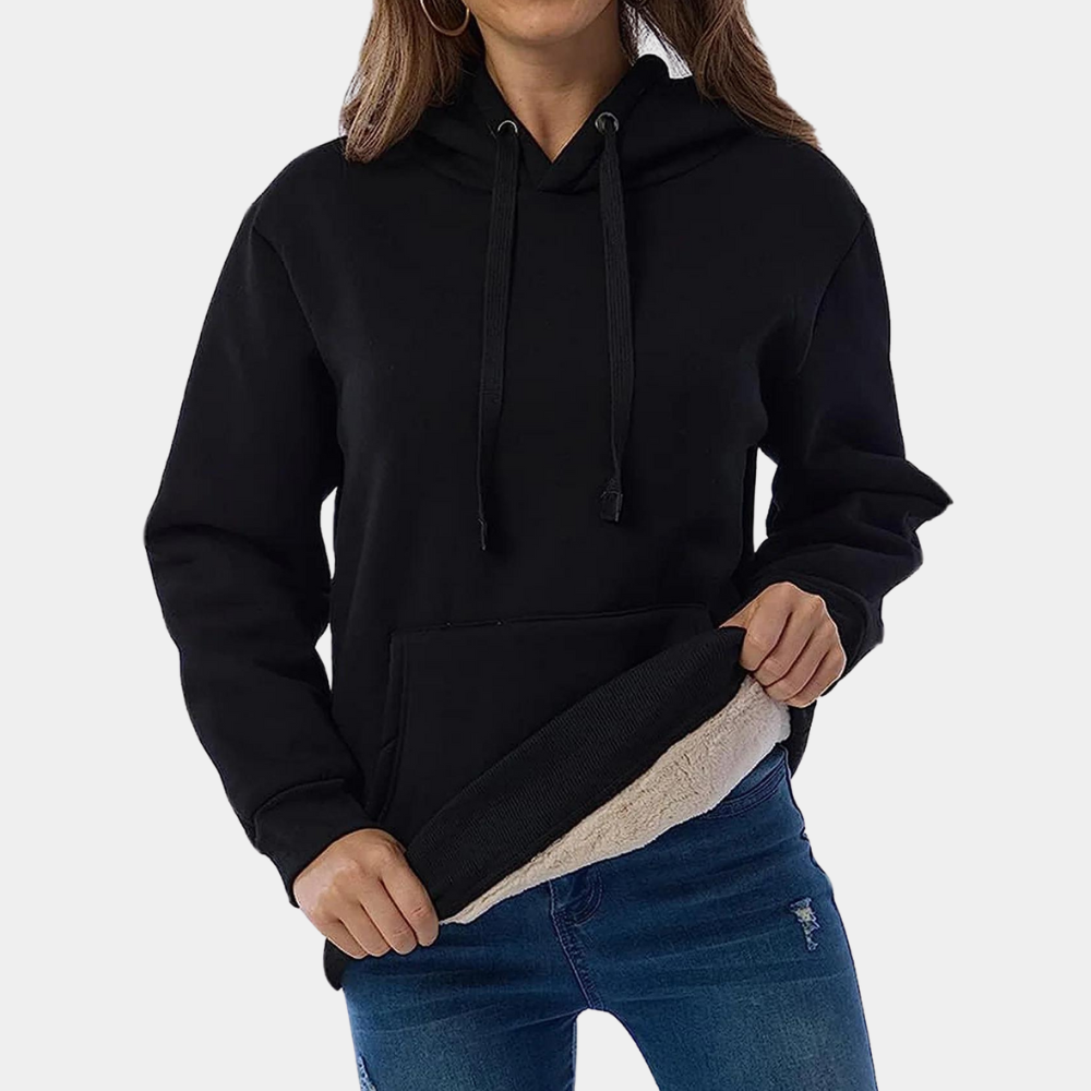 Women's hooded sports sweater jacket